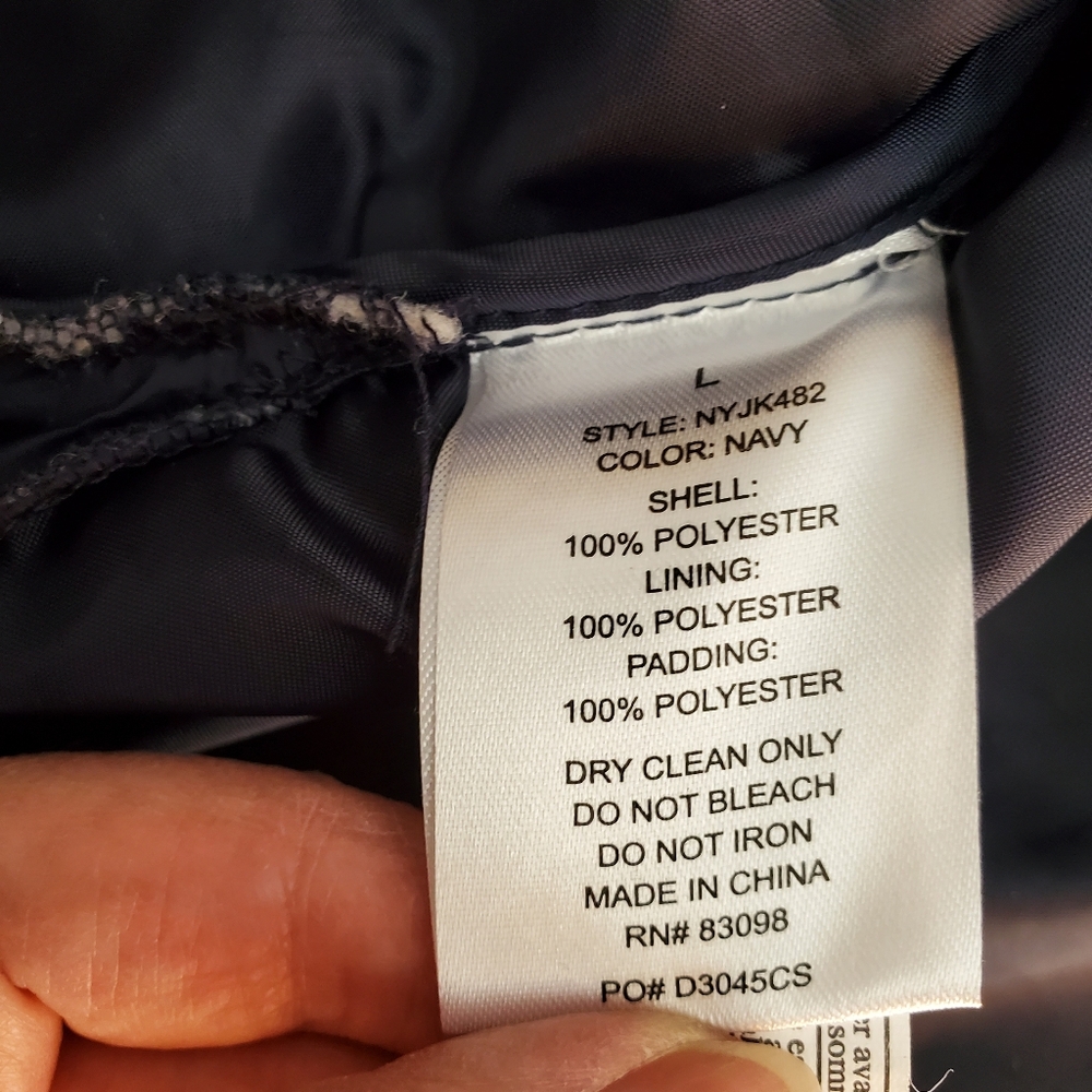 Ci SONO Navy Puffer Jacket - Picture 5 of 7
